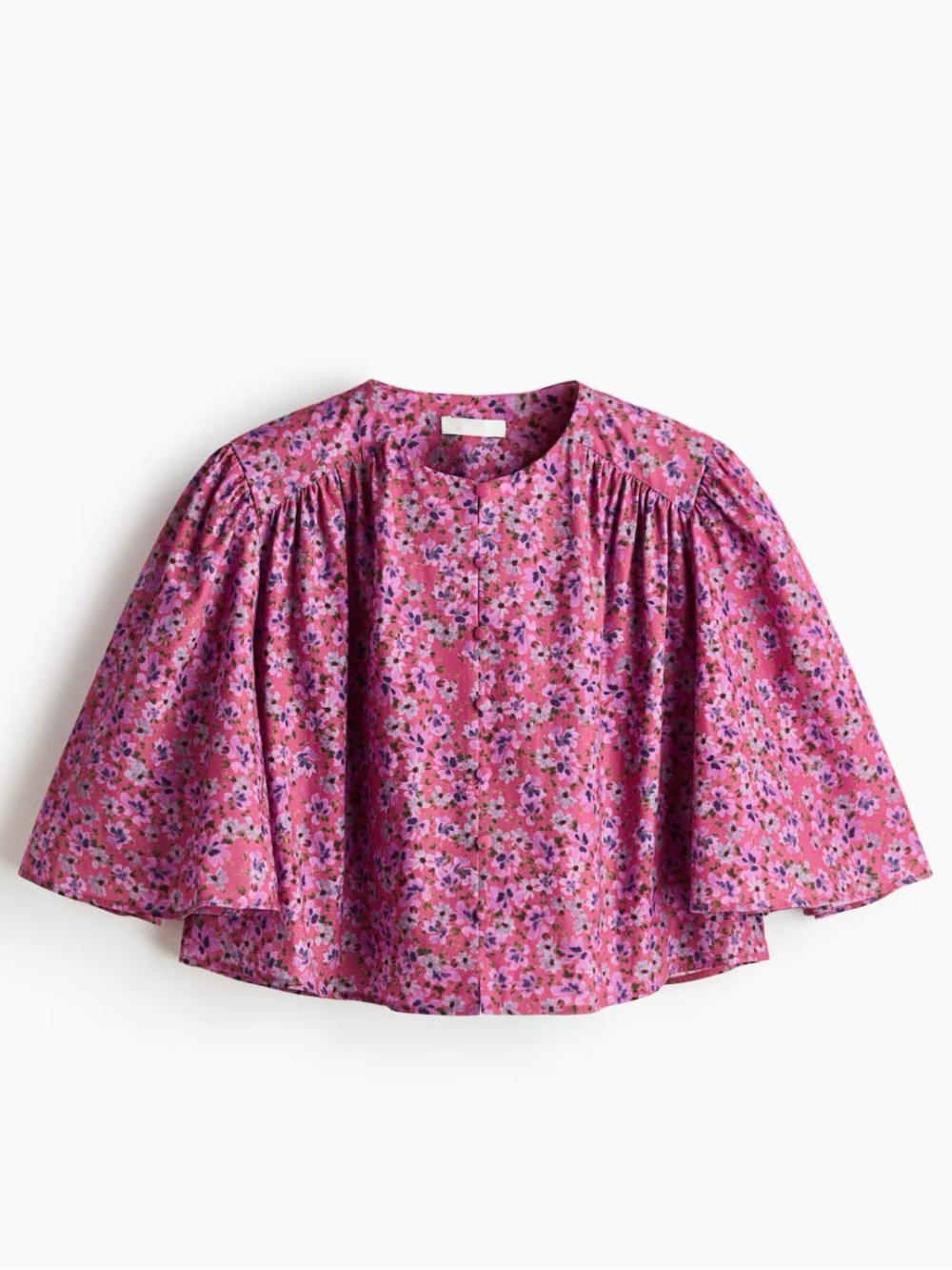 H&M Short Cotton Blouse